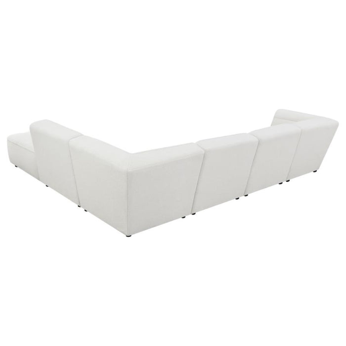 Coaster Sunny 6-piece Upholstered Modular Sectional Sofa Natural - Bed & Sofa Hub