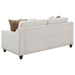 Coaster Christine 3-piece Upholstered Sloped Arm Sofa Living Room Set Beige - Bed & Sofa Hub
