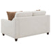 Coaster Christine 3-piece Upholstered Sloped Arm Sofa Living Room Set Beige - Bed & Sofa Hub