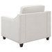 Coaster Christine 3-piece Upholstered Sloped Arm Sofa Living Room Set Beige - Bed & Sofa Hub