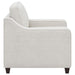 Coaster Christine 3-piece Upholstered Sloped Arm Sofa Living Room Set Beige - Bed & Sofa Hub