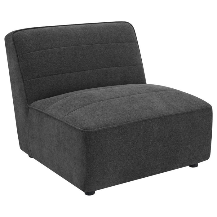 Coaster Sunny 6-piece Upholstered Modular Sectional Sofa Charcoal - Bed & Sofa Hub