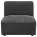 Coaster Sunny 6-piece Upholstered Modular Sectional Sofa Charcoal - Bed & Sofa Hub