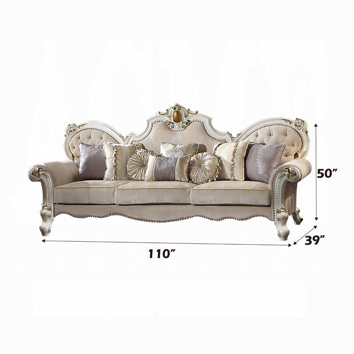 ACME Picardy Oversized Sofa W/8 Pillows - Bed & Sofa Hub