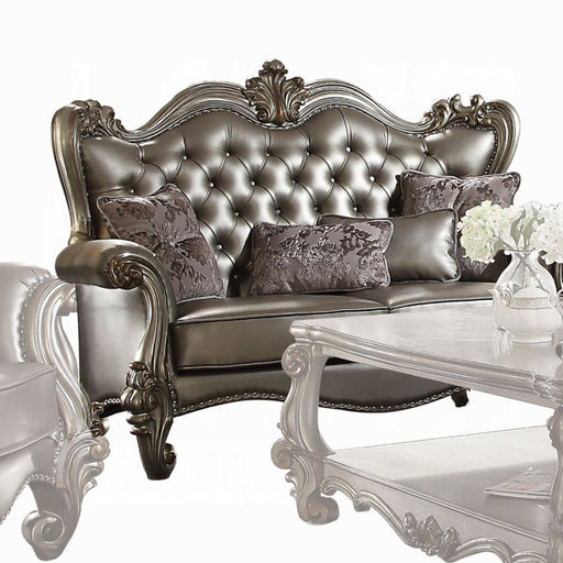ACME Versailles Loveseat W/4 Pillows - Bed & Sofa Hub