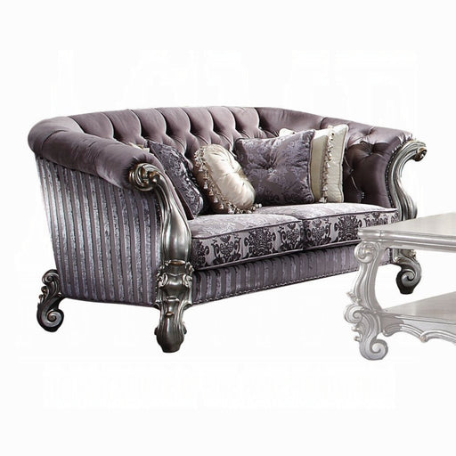 ACME Versailles Loveseat W/5 Pillows - Bed & Sofa Hub