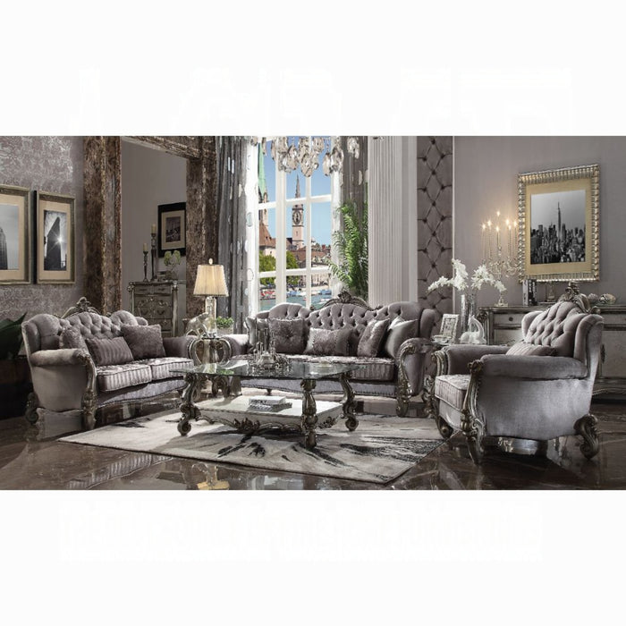 ACME Versailles Loveseat W/3 Pillows - Bed & Sofa Hub