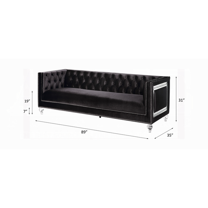 ACME Heibero Sofa W/2 Pillows (Same Lv01403) - Bed & Sofa Hub