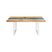 Maxima House Banur-Glu Solid Wood Dining Table - Bed & Sofa Hub