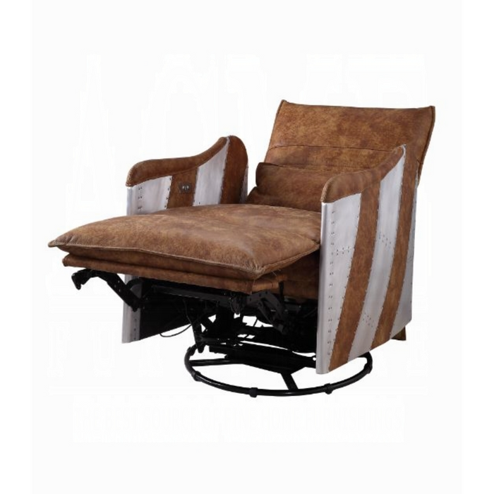 ACME Qalurne Power Motion Recliner W/Swivel - Bed & Sofa Hub