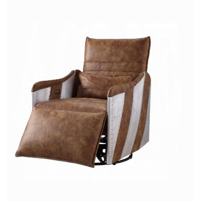 ACME Qalurne Power Motion Recliner W/Swivel - Bed & Sofa Hub