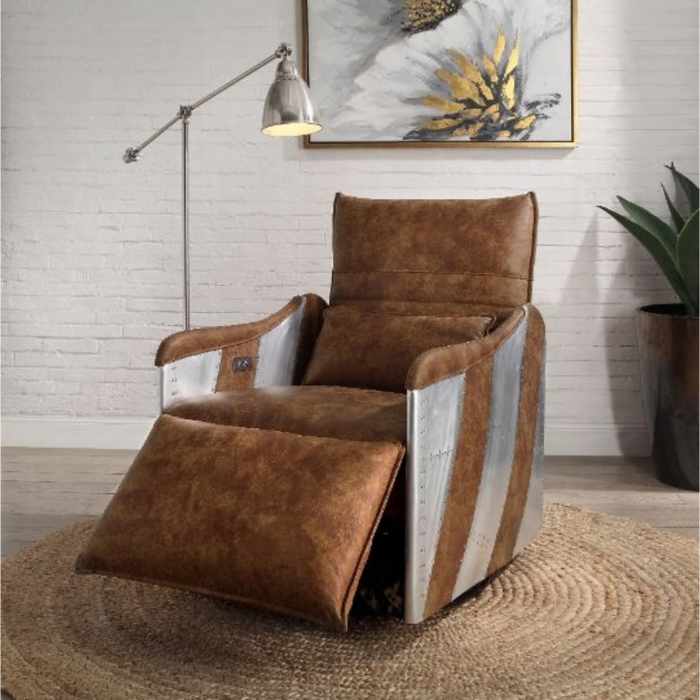 ACME Qalurne Power Motion Recliner W/Swivel - Bed & Sofa Hub