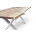 Maxima House Solid Wood Dining Table Natur-X40 - Bed & Sofa Hub