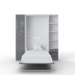 Maxima House Vertical Murphy Bed Invento, European Queen Size with Mattress and 2 Storage Cabinets - Bed & Sofa Hub