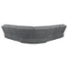 Coaster Bahrain 6-piece Modular Power Reclining Sectional Charcoal - Bed & Sofa Hub