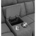 Coaster  Bahrain 6-piece Modular Reclining Sectional Sofa Charcoal - Bed & Sofa Hub