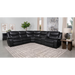 Coaster Sycamore Upholstered Power Reclining Sectional Sofa Grey - Bed & Sofa Hub