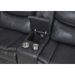 Coaster Sycamore Upholstered Power Reclining Sectional Sofa Grey - Bed & Sofa Hub