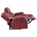 Coaster Camila 3-piece Upholstered Reclining Sofa Living Room Set Red - Bed & Sofa Hub