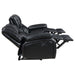 Coaster Camila 2-piece Upholstered Motion Reclining Sofa Living Room Set Black - Bed & Sofa Hub