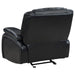 Coaster Camila 3-piece Upholstered Motion Reclining Sofa Living Room Set Black - Bed & Sofa Hub