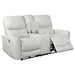 Coaster Greenfield 2-piece Power Reclining Sofa Living Room Set Ivory - Bed & Sofa Hub