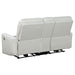 Coaster Greenfield 2-piece Power Reclining Sofa Living Room Set Ivory - Bed & Sofa Hub