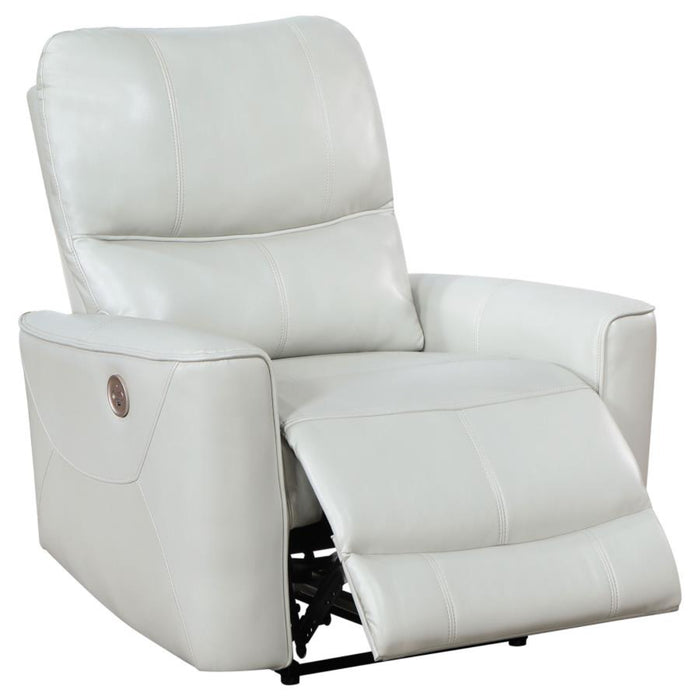 Coaster Greenfield 3-piece Power Reclining Sofa Living Room Set Ivory - Bed & Sofa Hub