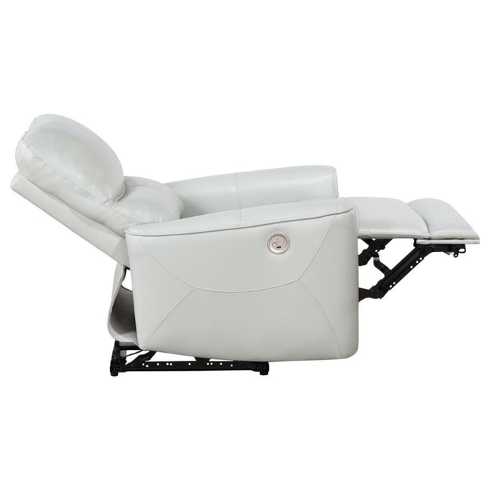 Coaster Greenfield 3-piece Power Reclining Sofa Living Room Set Ivory - Bed & Sofa Hub