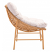 Zuo Merilyn Accent Chair Beige & Natural - Bed & Sofa Hub