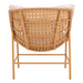 Zuo Merilyn Accent Chair Beige & Natural - Bed & Sofa Hub
