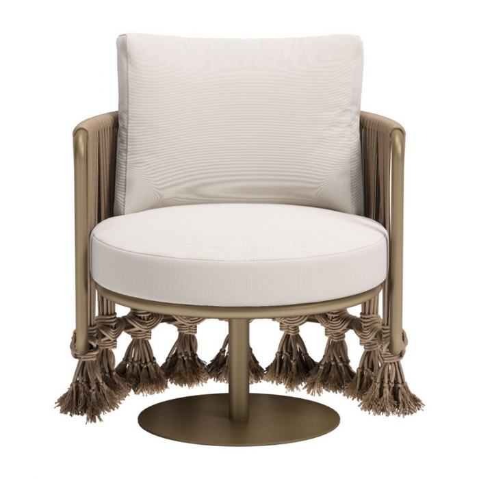 Zuo Uzel Accent Chair White - Bed & Sofa Hub