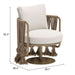 Zuo Uzel Accent Chair White - Bed & Sofa Hub