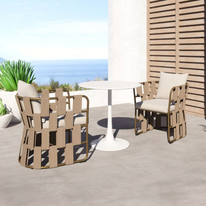 Zuo Soleil Dining Table White - Bed & Sofa Hub