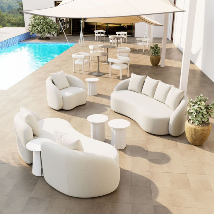 Zuo Sunny Isles Accent Chair Beige - Bed & Sofa Hub