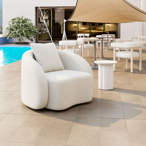 Zuo Sunny Isles Accent Chair Beige - Bed & Sofa Hub