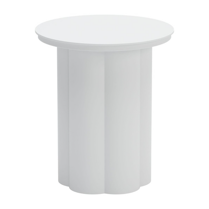 Zuo Kogur Side Table White - Bed & Sofa Hub