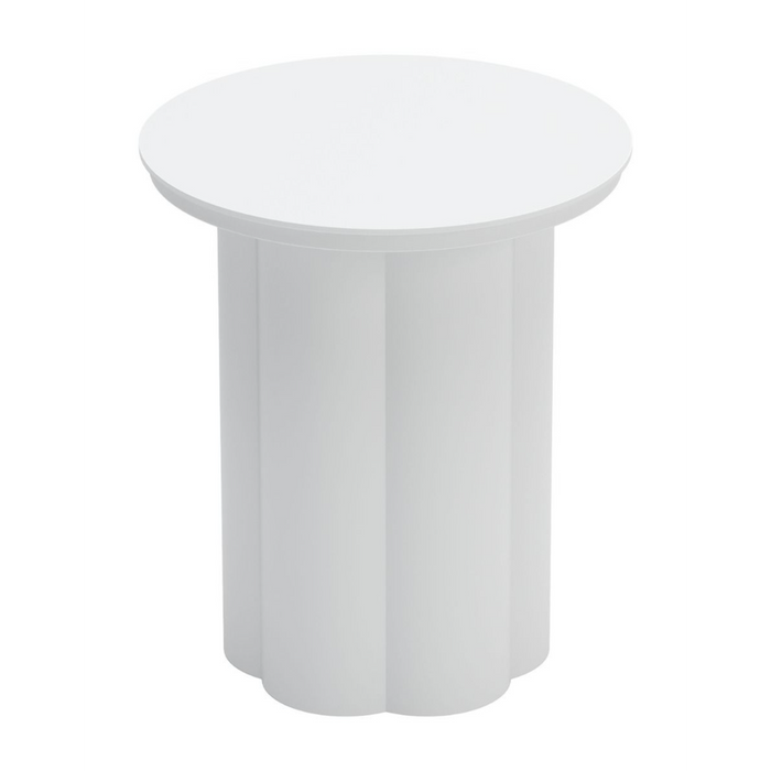 Zuo Kogur Side Table White - Bed & Sofa Hub