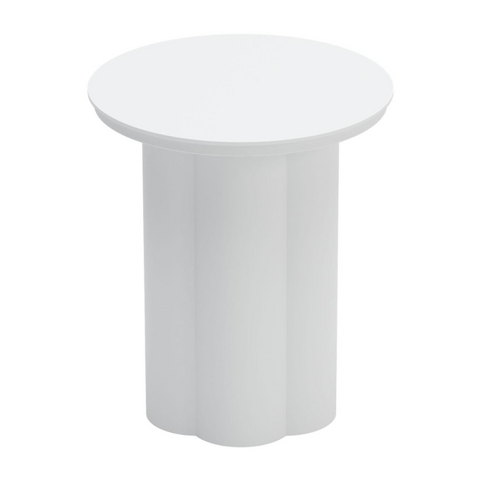 Zuo Kogur Side Table White - Bed & Sofa Hub