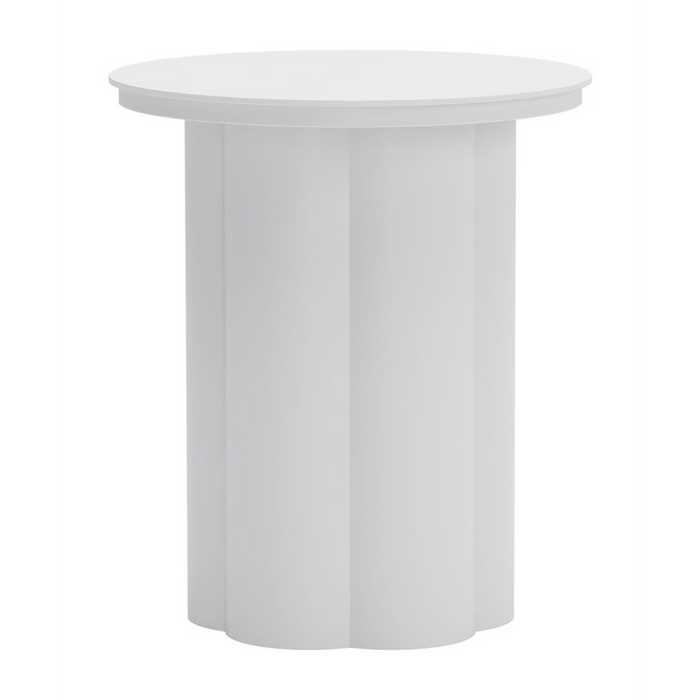 Zuo Kogur Side Table White - Bed & Sofa Hub