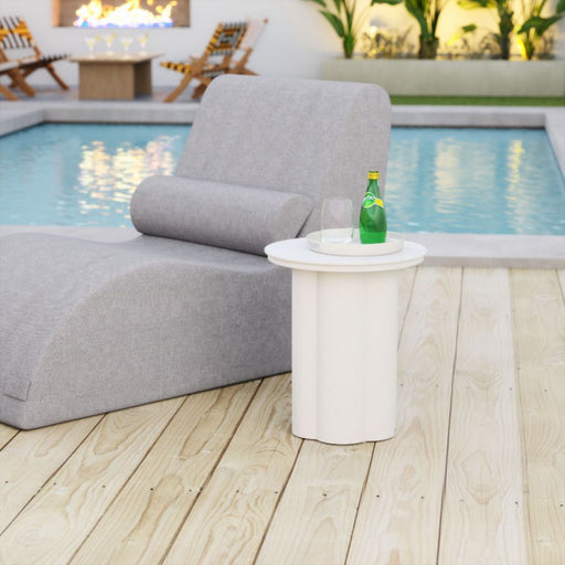 Zuo Kogur Side Table White - Bed & Sofa Hub