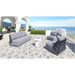 Zuo Mekan Accent Chair Gray - Bed & Sofa Hub