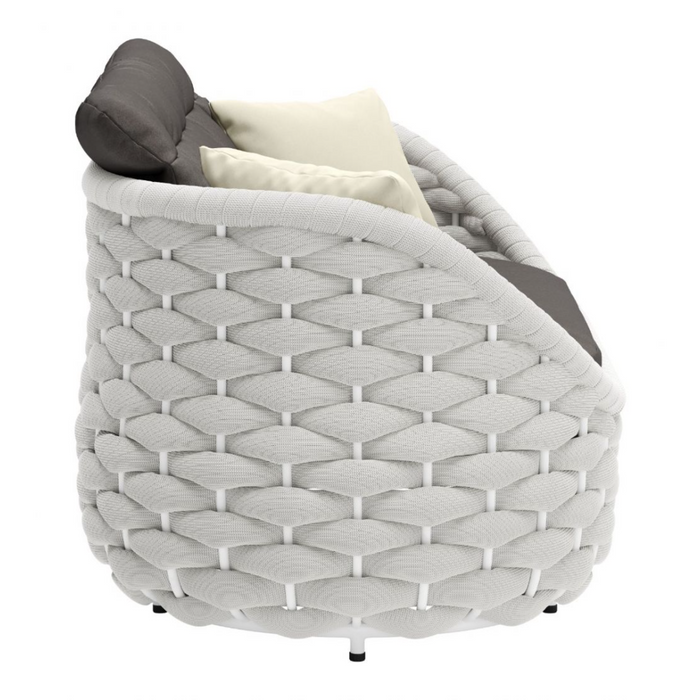 Zuo Coral Reef Loveseat Gray - Bed & Sofa Hub