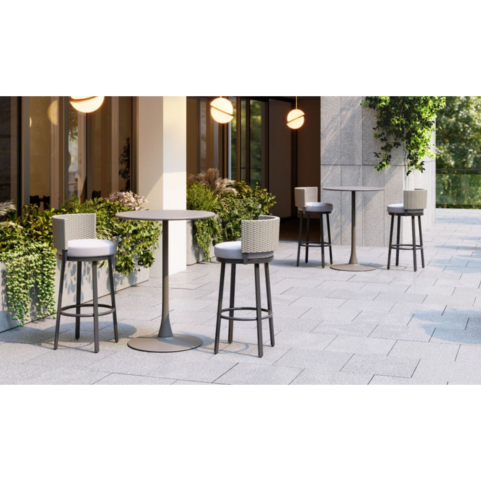 Zuo Soleil Bar Table Taupe - Bed & Sofa Hub