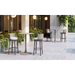 Zuo Soleil Bar Table Taupe - Bed & Sofa Hub