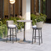Zuo Midnight Wave Barstool White - Bed & Sofa Hub