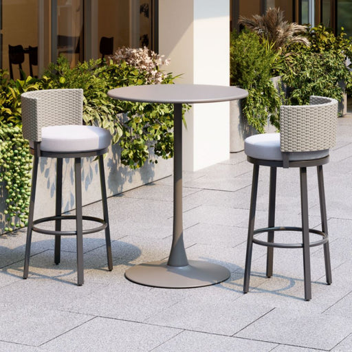 Zuo Soleil Bar Table Taupe - Bed & Sofa Hub