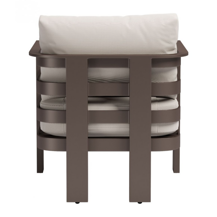 Zuo Bal Harbor Armchair White - Bed & Sofa Hub