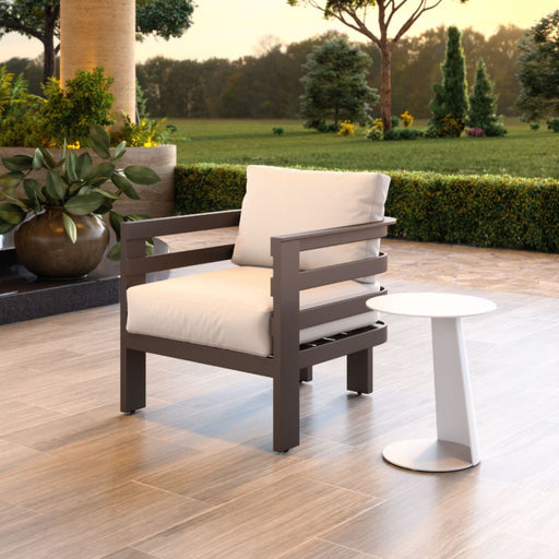 Zuo Bal Harbor Armchair White - Bed & Sofa Hub