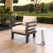 Zuo Bal Harbor Armchair White - Bed & Sofa Hub